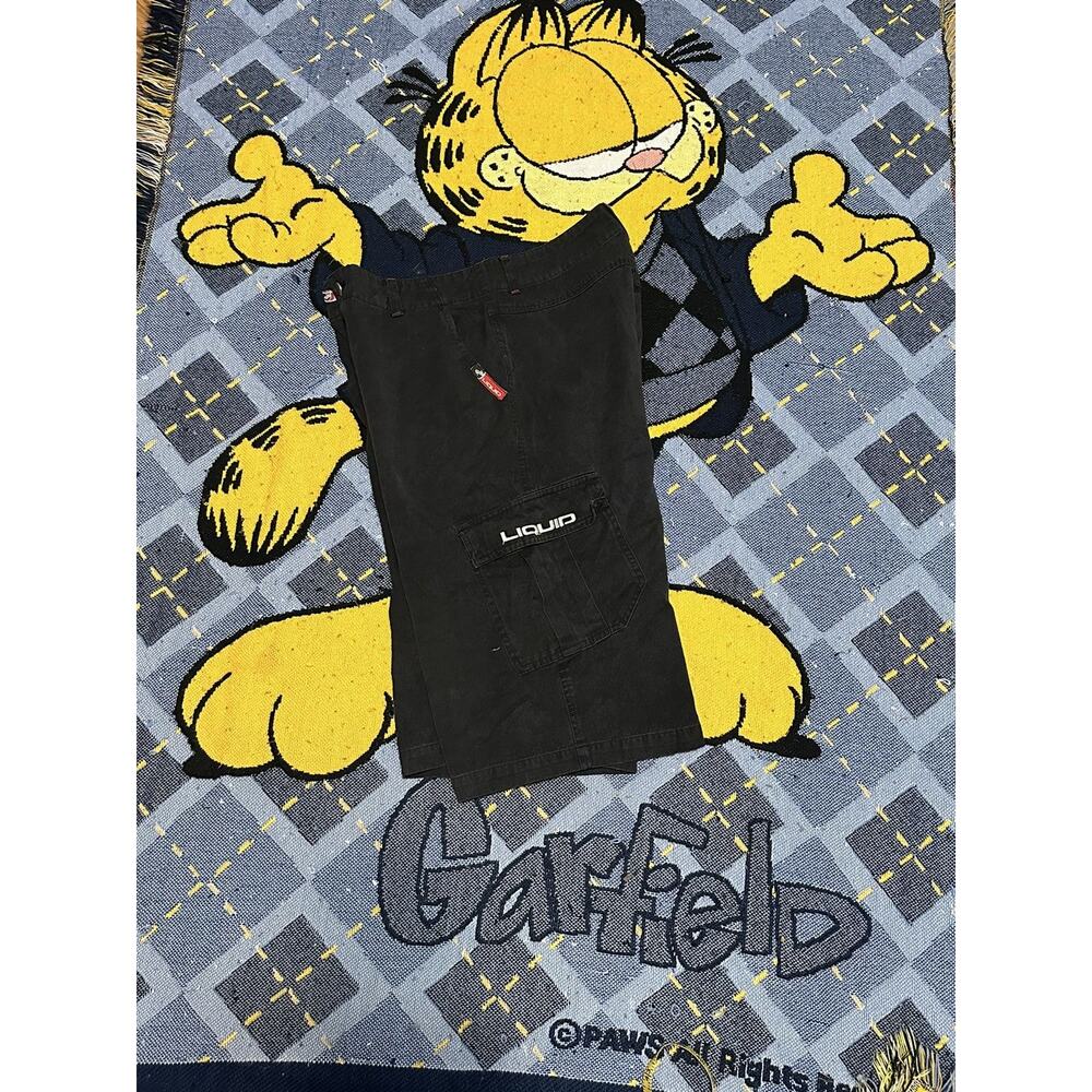 Vintage Crazy Baggy Liquid Skater Cargo Shorts